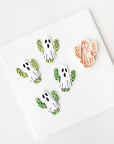 Ghost Cactus | Halloween South West styled clay cutter with cacti