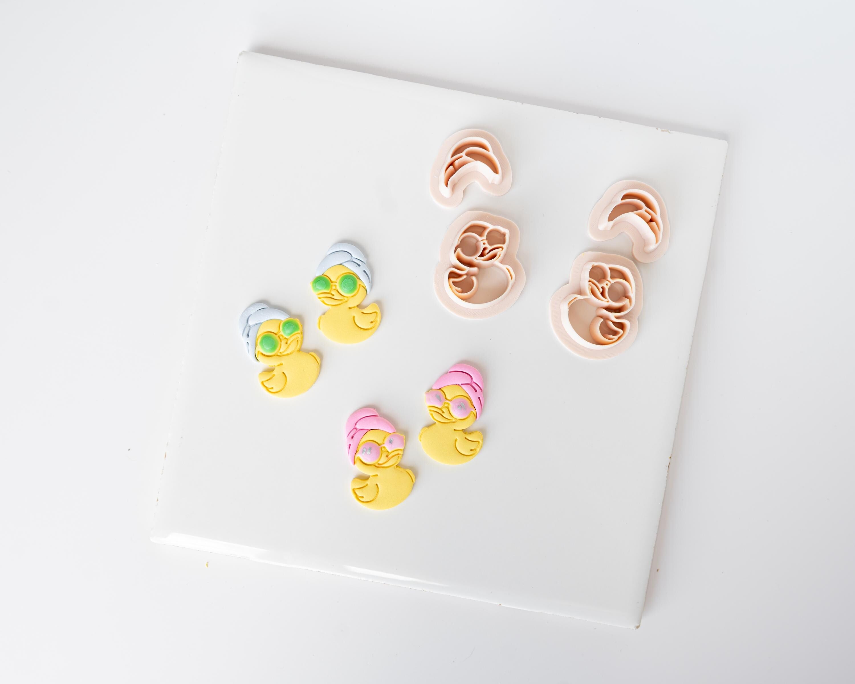 Rubber Duckie - 2-piece Clay Cutter Set | Mirrored Option available | Spa Ducky