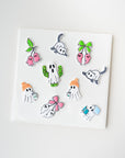 Ghost Cactus | Halloween South West styled clay cutter with cacti