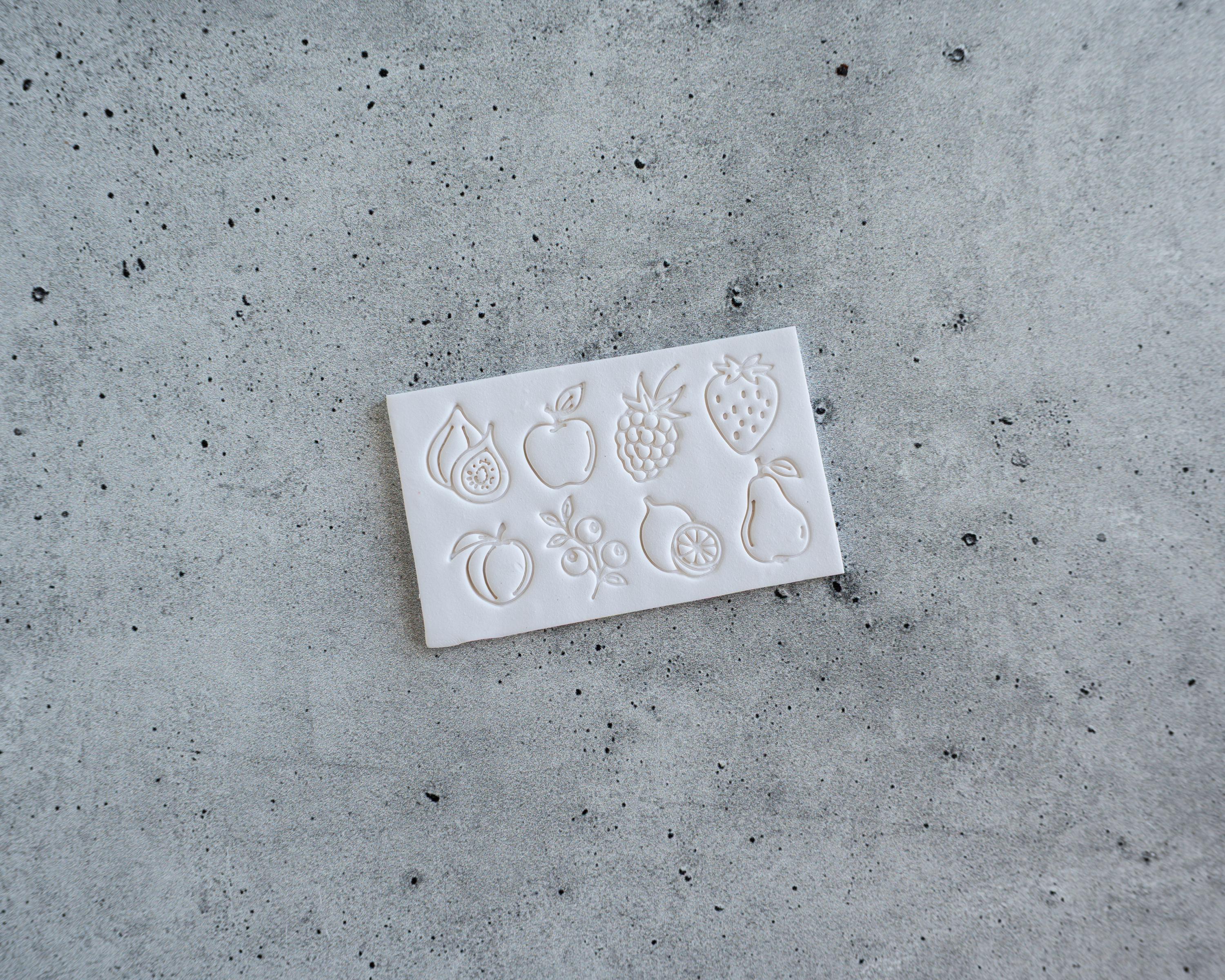 Fruit Stamps - Companion to our Herb Markers - Set of 8