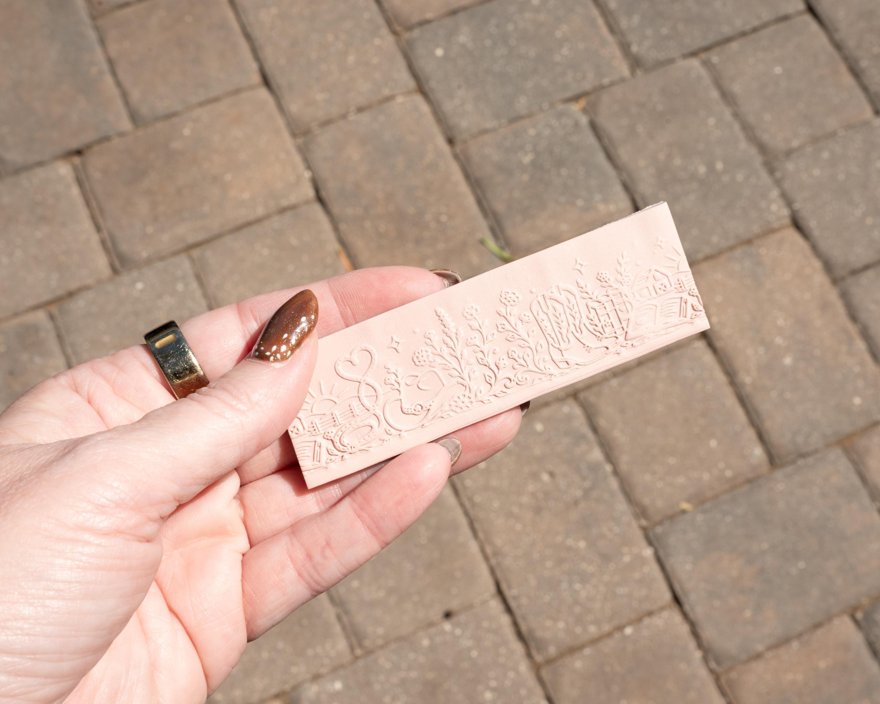 Book Themed Border Rollers - Country Romance, Romantasy and Hockey Romance - Resin Texture Roller