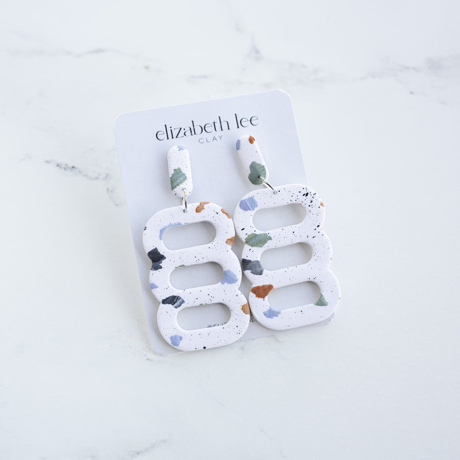 Terrazzo Statement Earrings