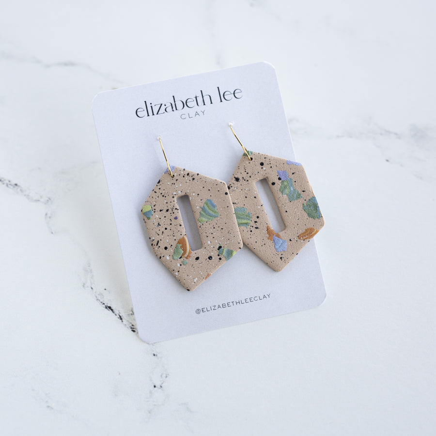 Terrazzo Statement Earrings