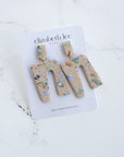 Terrazzo Statement Earrings