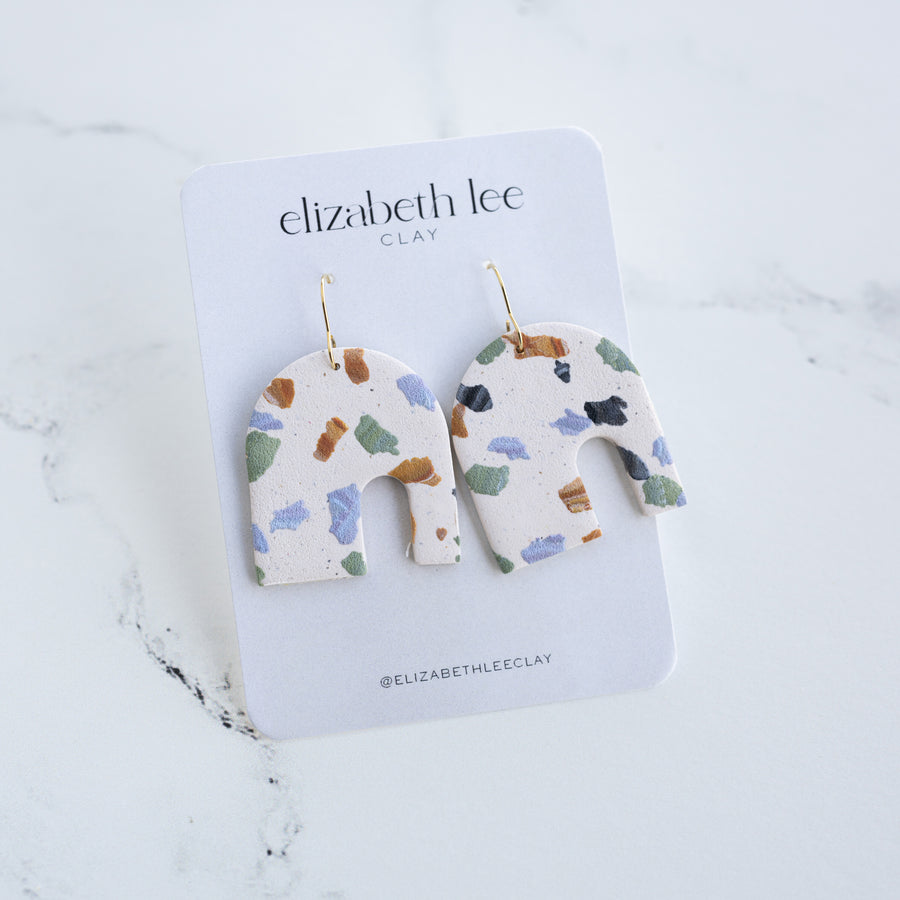 Terrazzo Statement Earrings