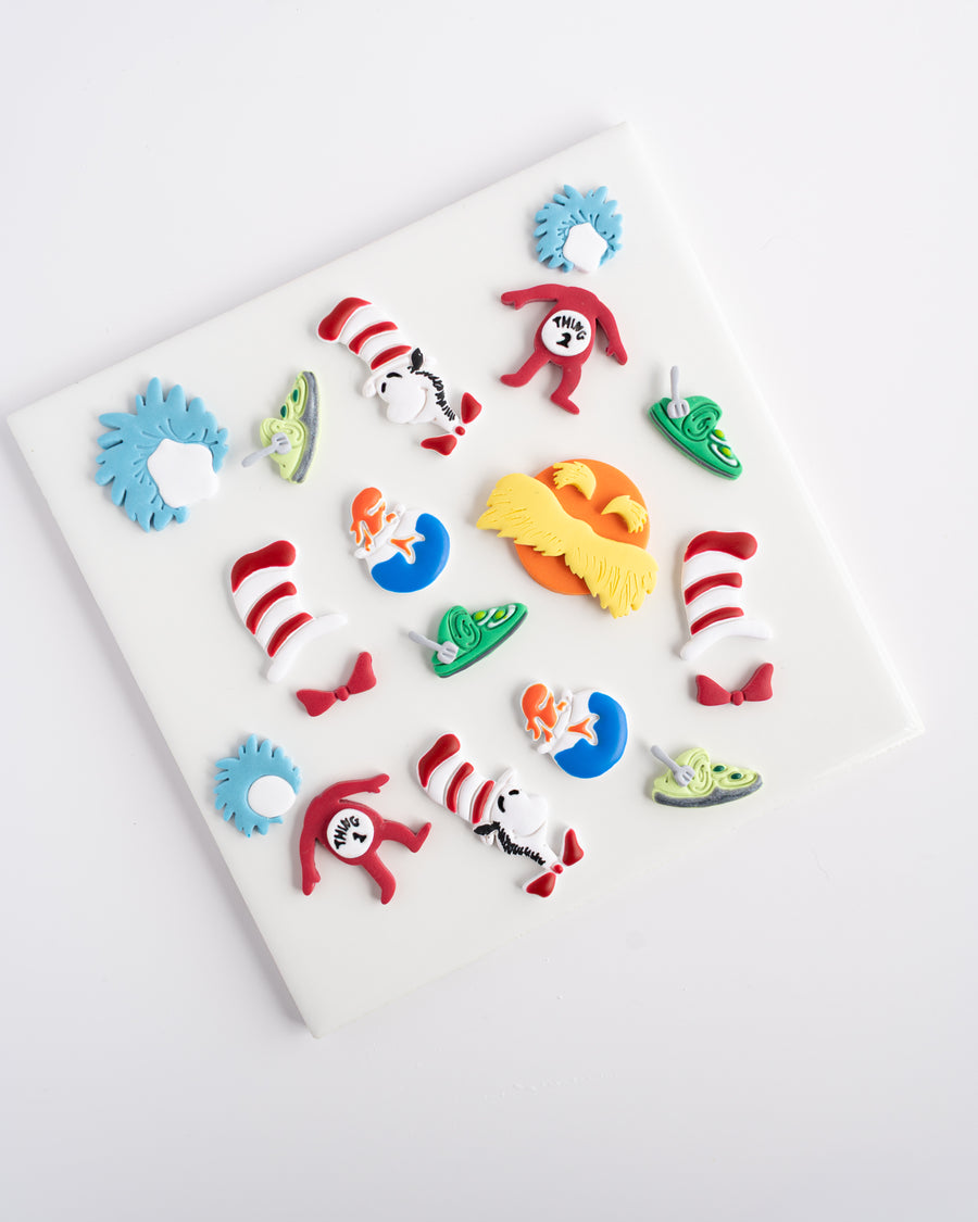 Striped Hat and Thing Dangle - 5pcs