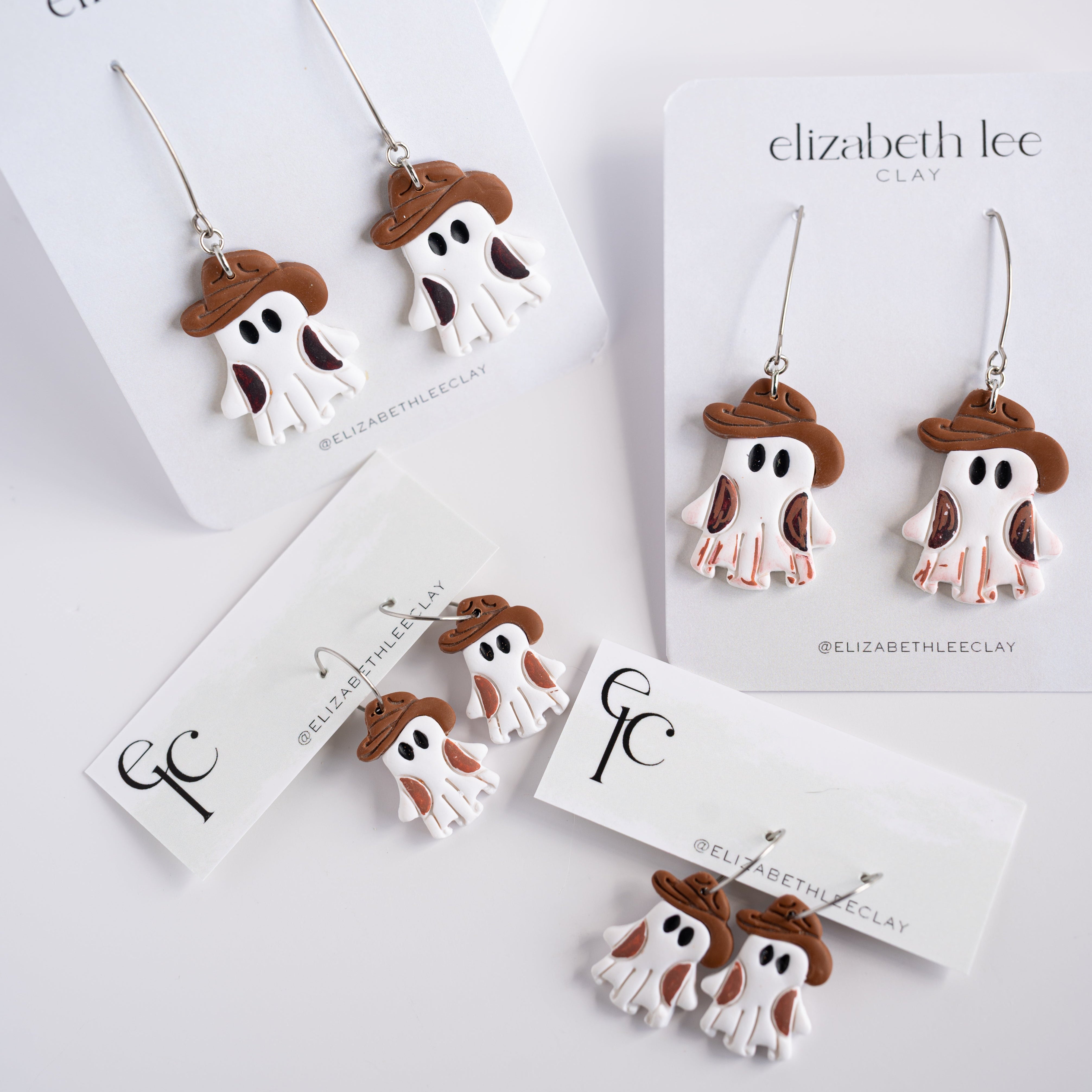 Cowboy Ghost Earring