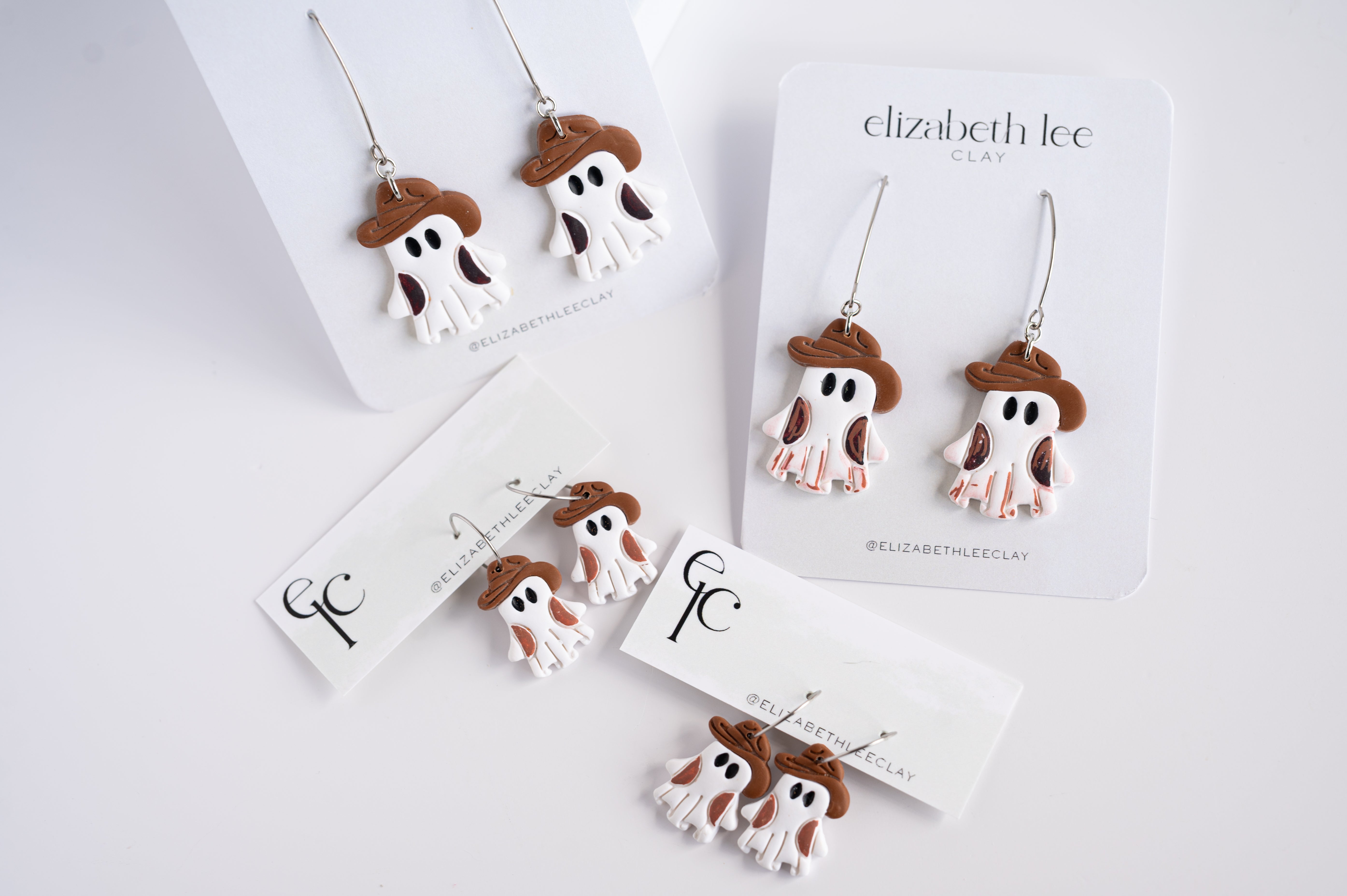 Cowboy Ghost Earring