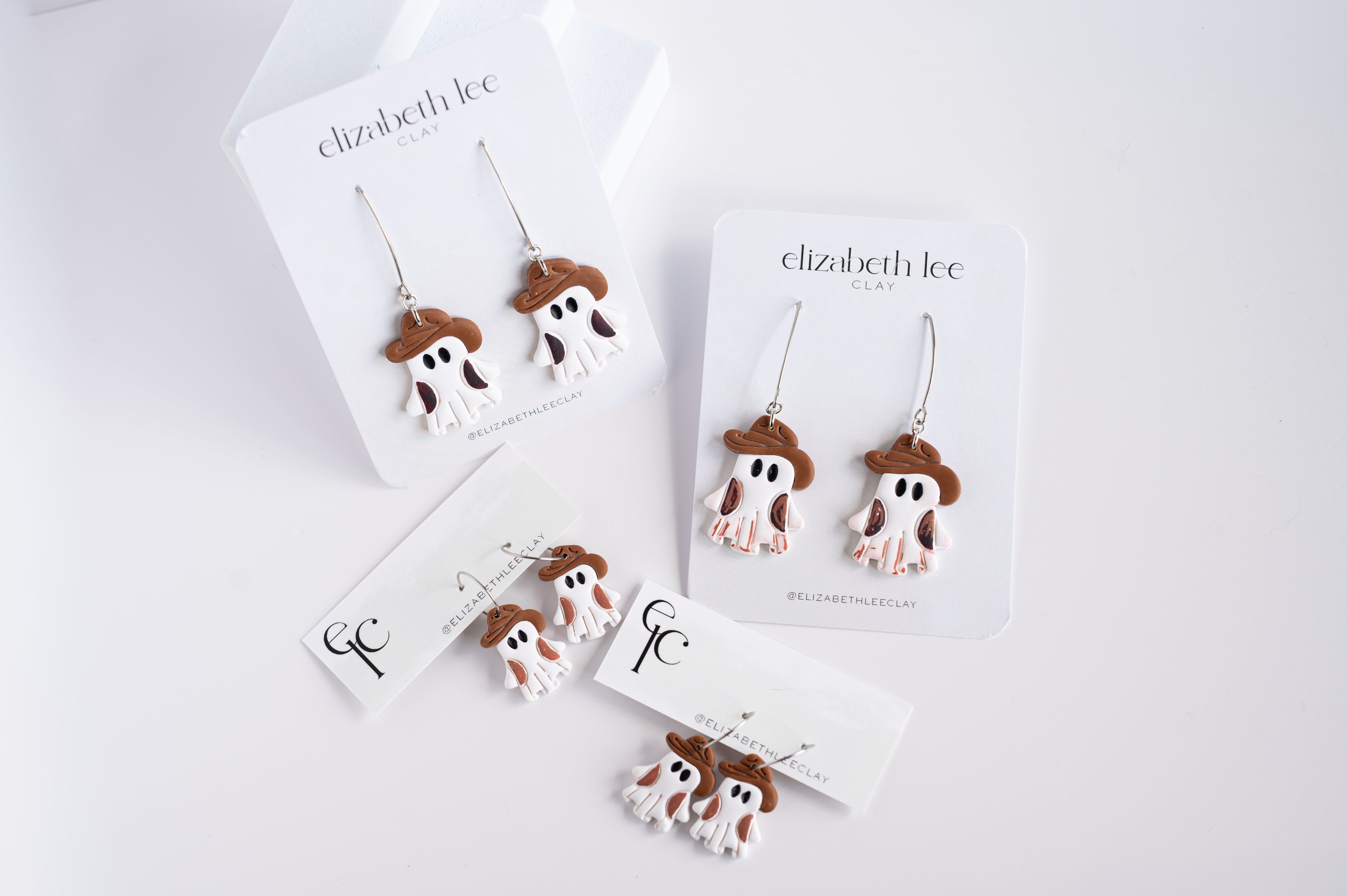 Cowboy Ghost Earring