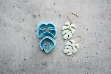 Monstera Leaf - 2 Piece Dangle