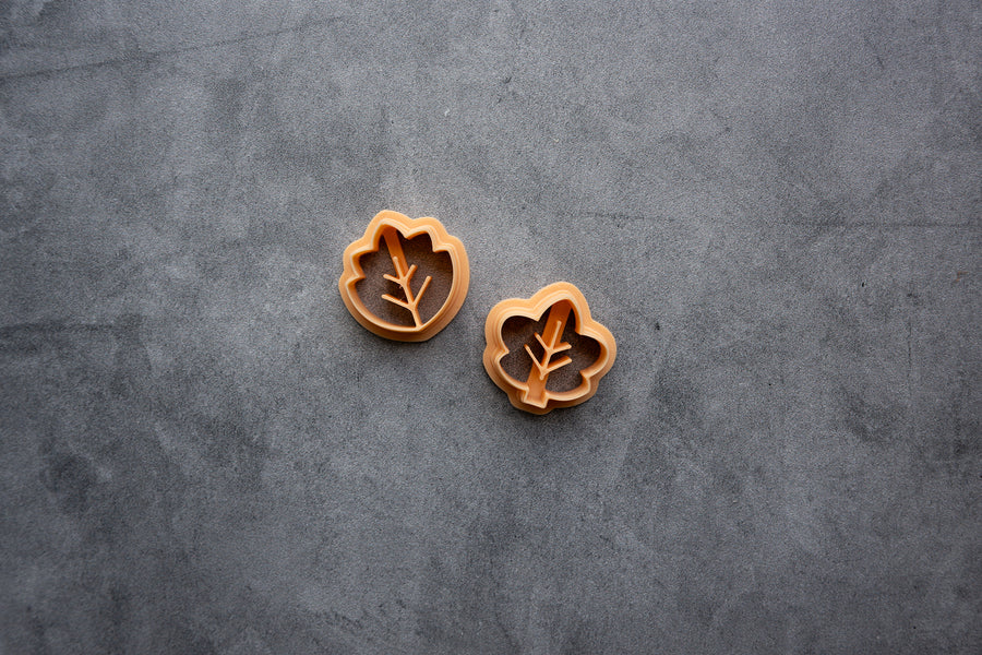 Chubby Leaf Studs