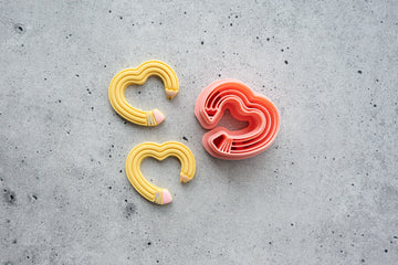 School Pencil Hoop Heart