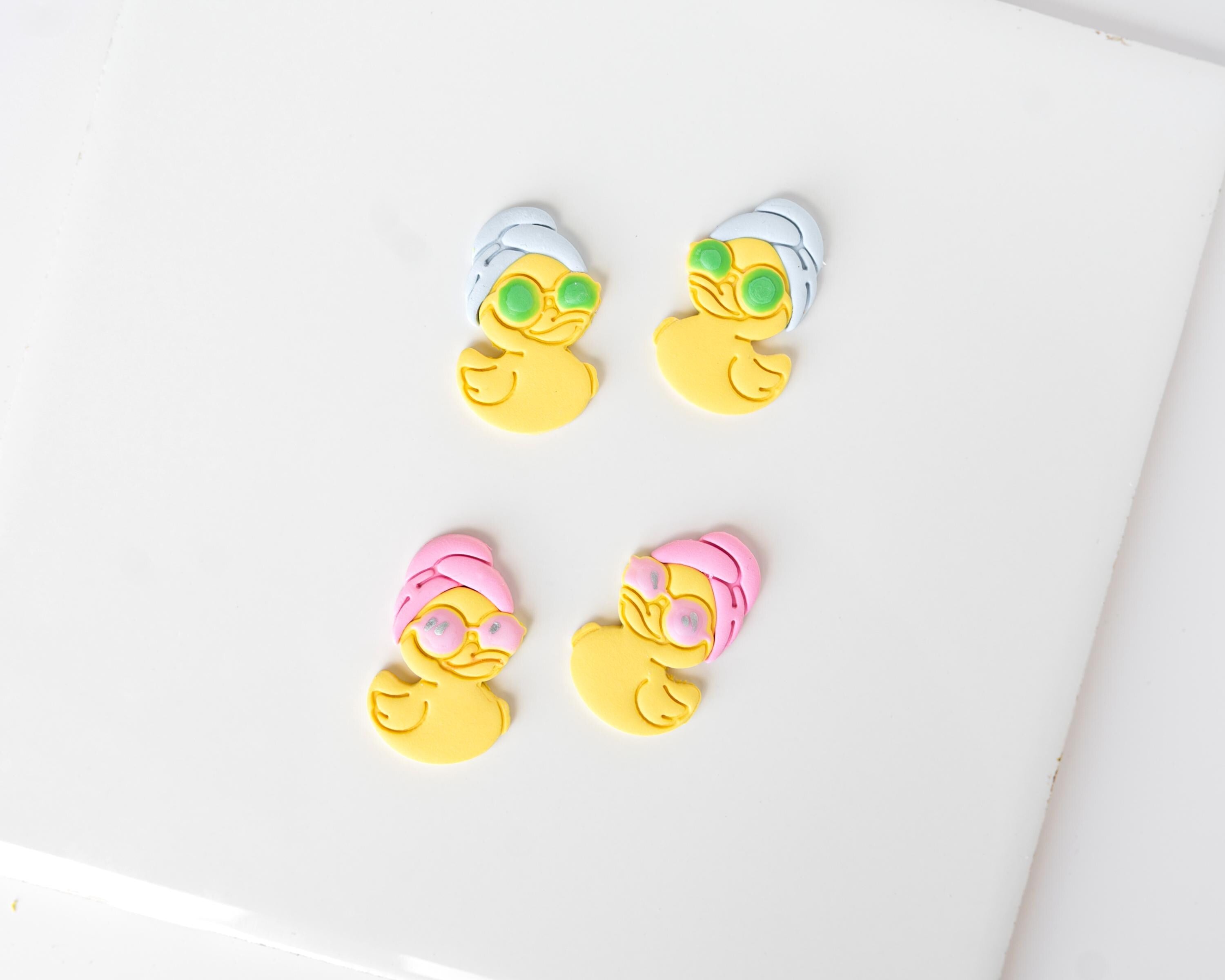 Rubber Duckie - 2-piece Clay Cutter Set | Mirrored Option available | Spa Ducky