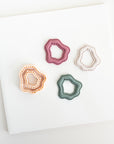 Organic Bubble Dangle | Simple embossed cut-out clay cutter