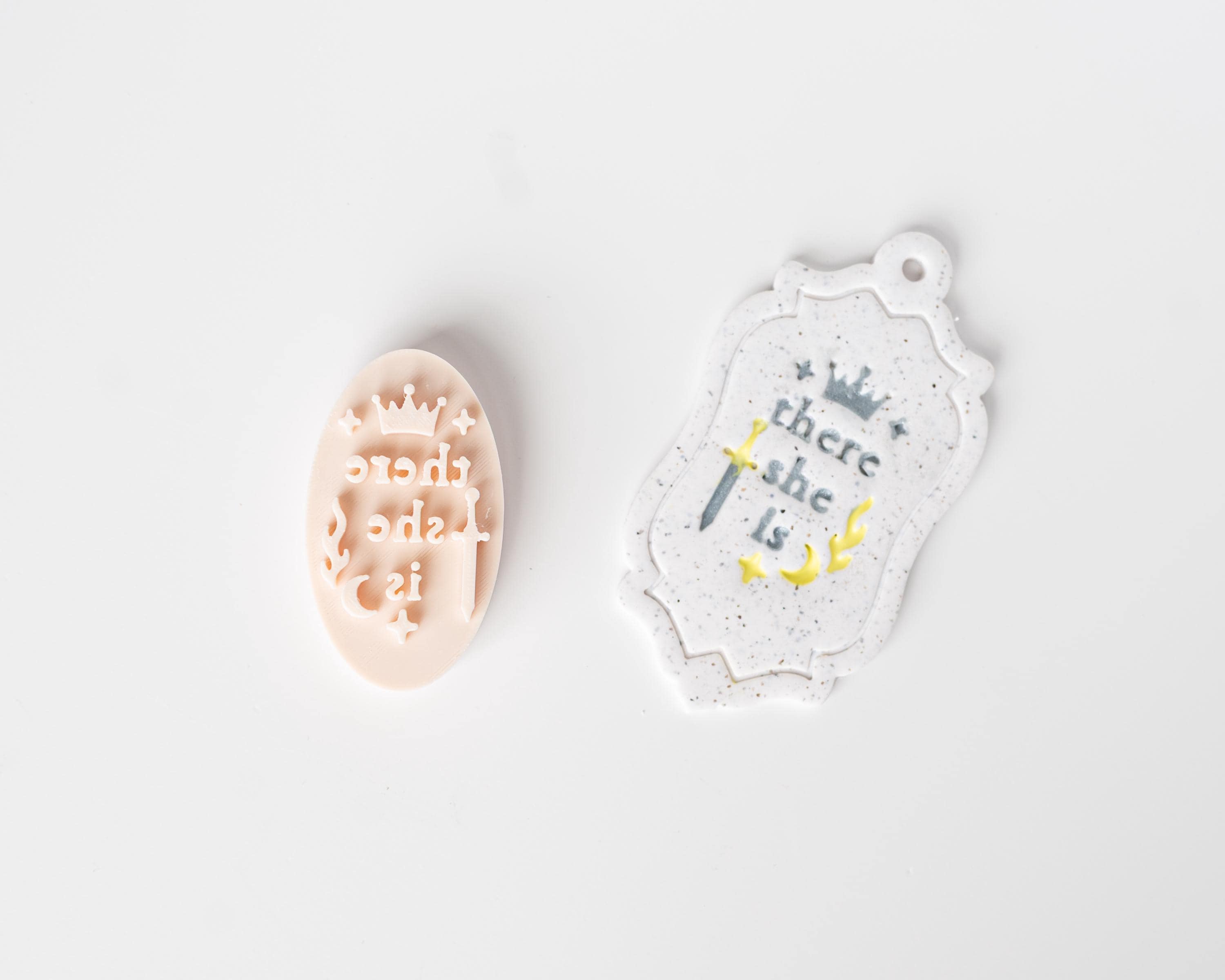 Book Charm Stamps - Bookmark Stamp for Bookish Fans