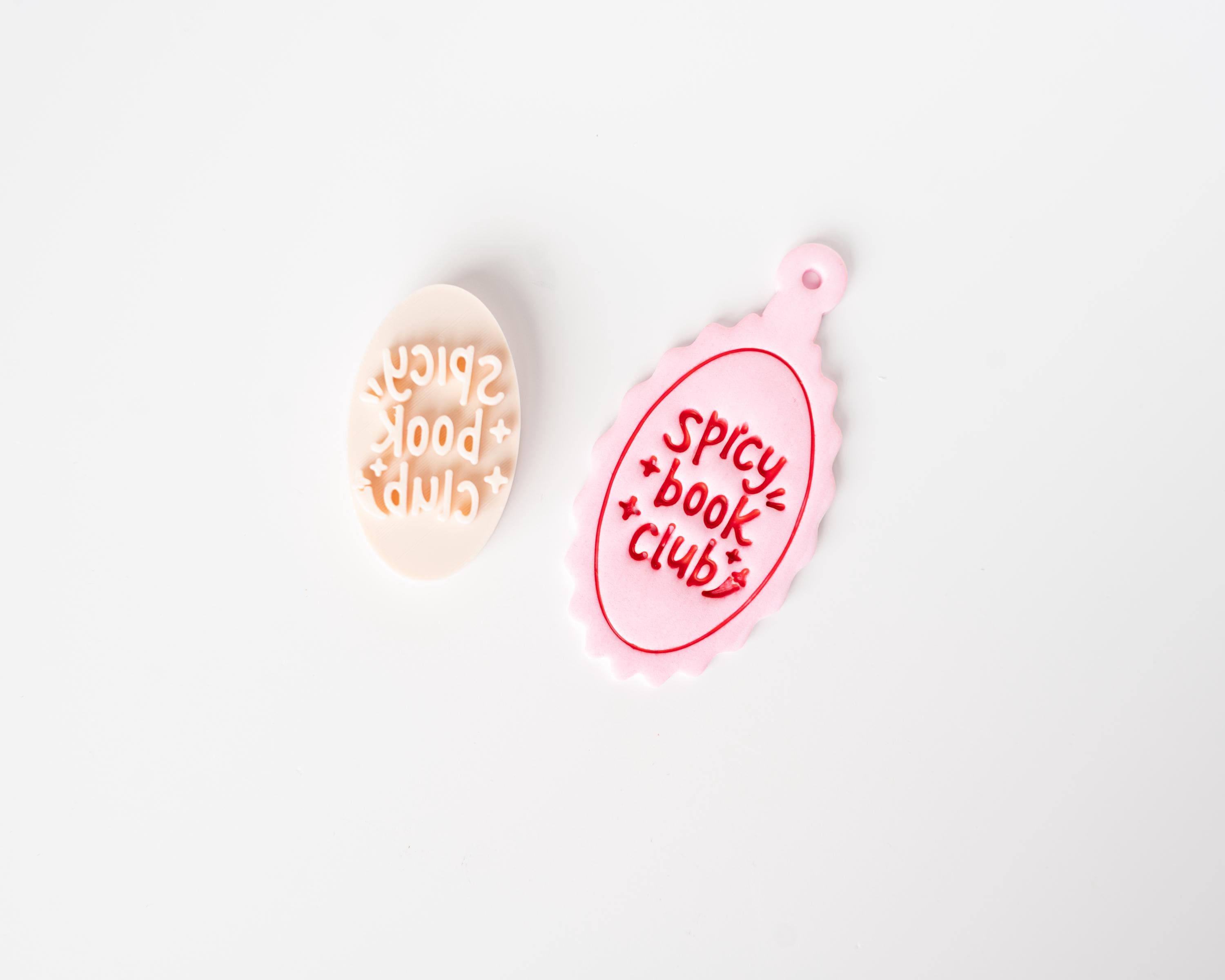 Book Charm Stamps - Bookmark Stamp for Bookish Fans