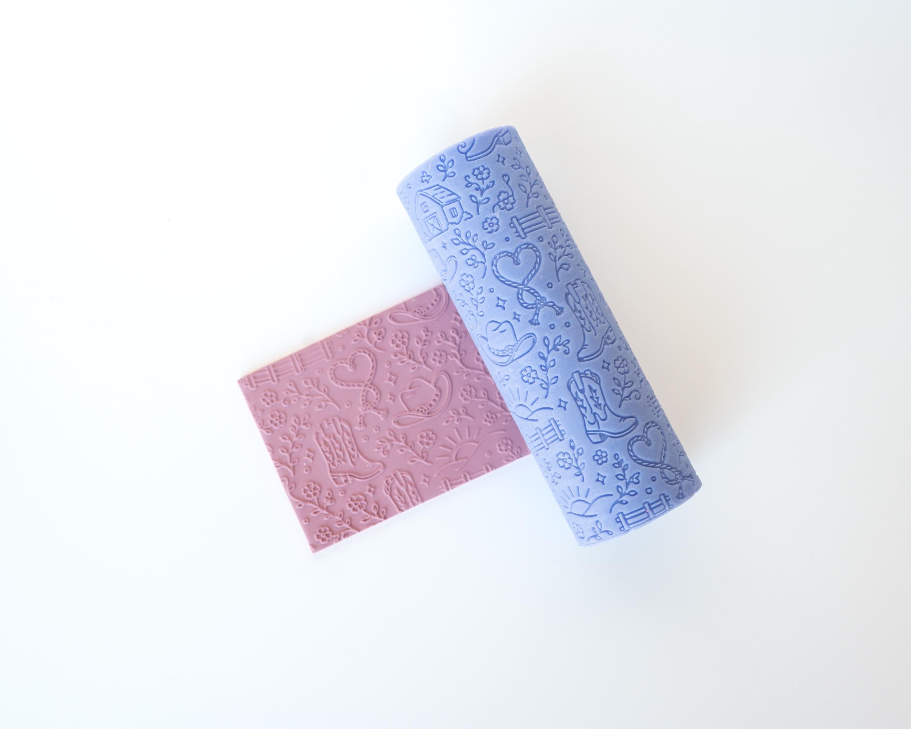 Book Themed Rollers - Country Romance and Hockey Romance - Resin Texture Roller