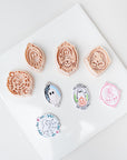 Ornate Halloween Cameo Collection | Ghost, Skull Cherries, Spiderweb Ghosts