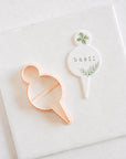 Charcuterie, Garden or Herb Marker - Clay Cutter