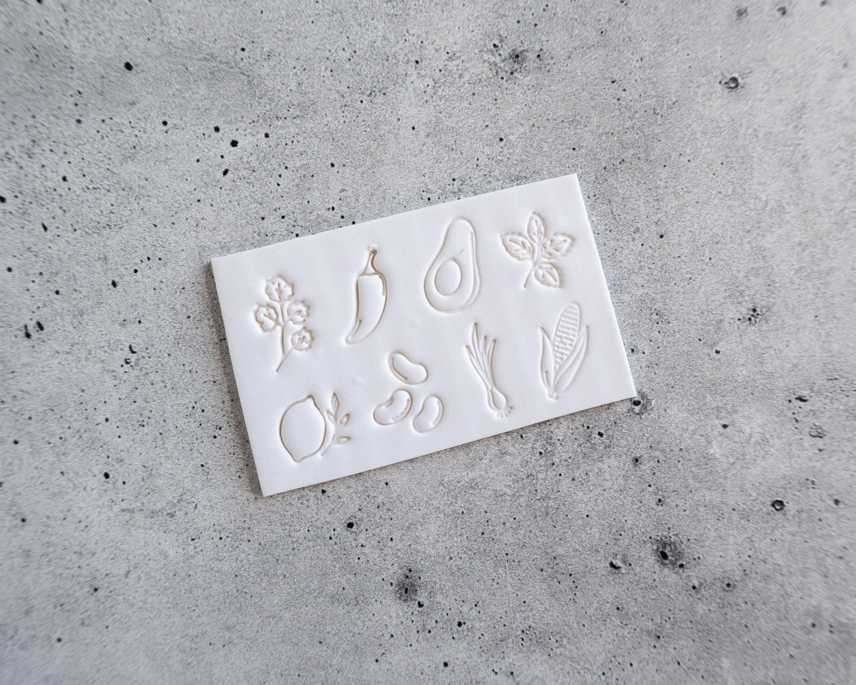 Spicy Stamps Collection - Companion to our Herb Markers - Set of 8
