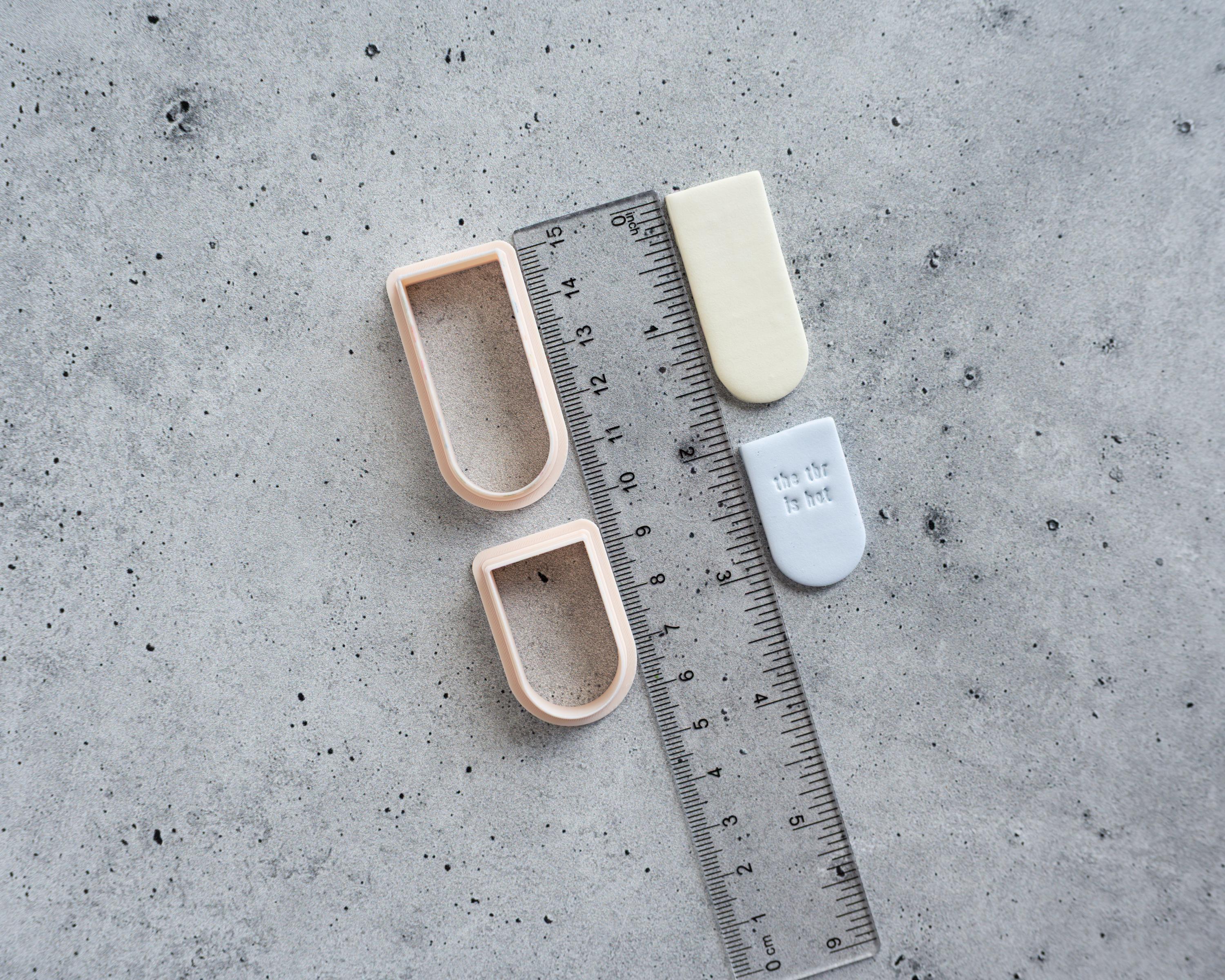 Page Bookmarks - Short Page Bookmark Clay Cutters for Bookish Fans