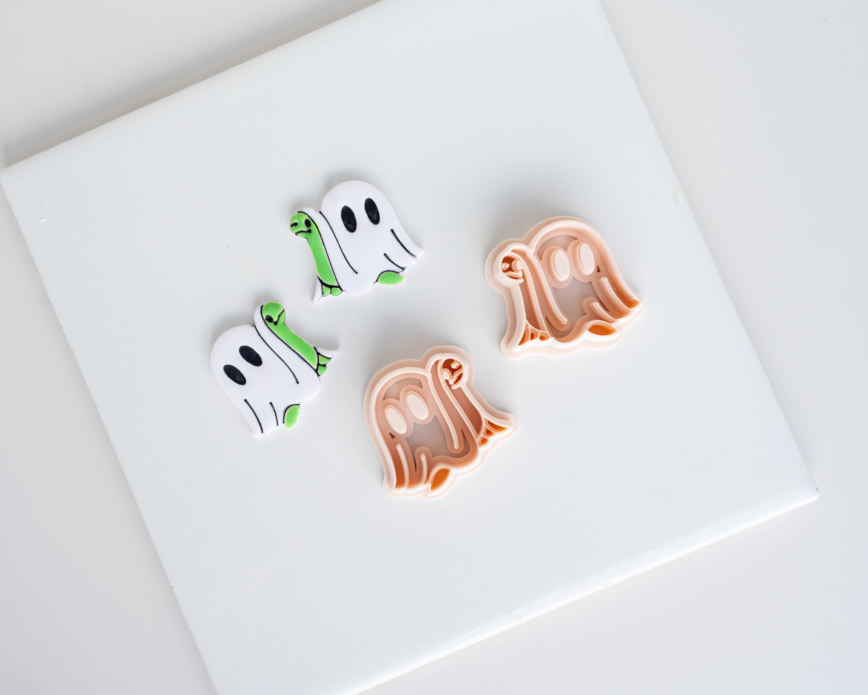 Halloween Character Collection | Cherry Ghosts, Cat Ghost, Bookish and Turtle