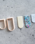 Page Bookmarks - Short Page Bookmark Clay Cutters for Bookish Fans