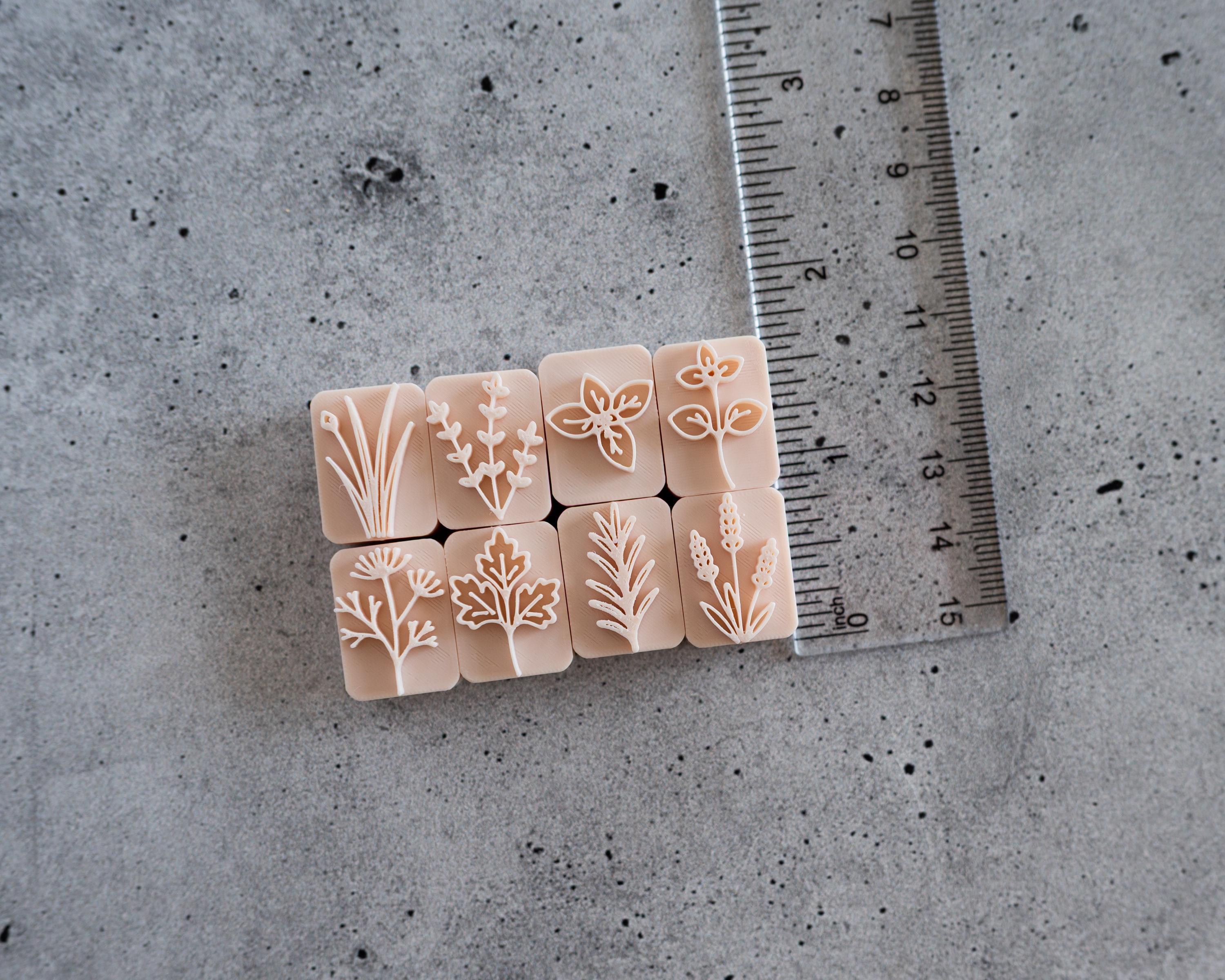 Herb Stamps - Companion to our Herb Markers - Set of 8