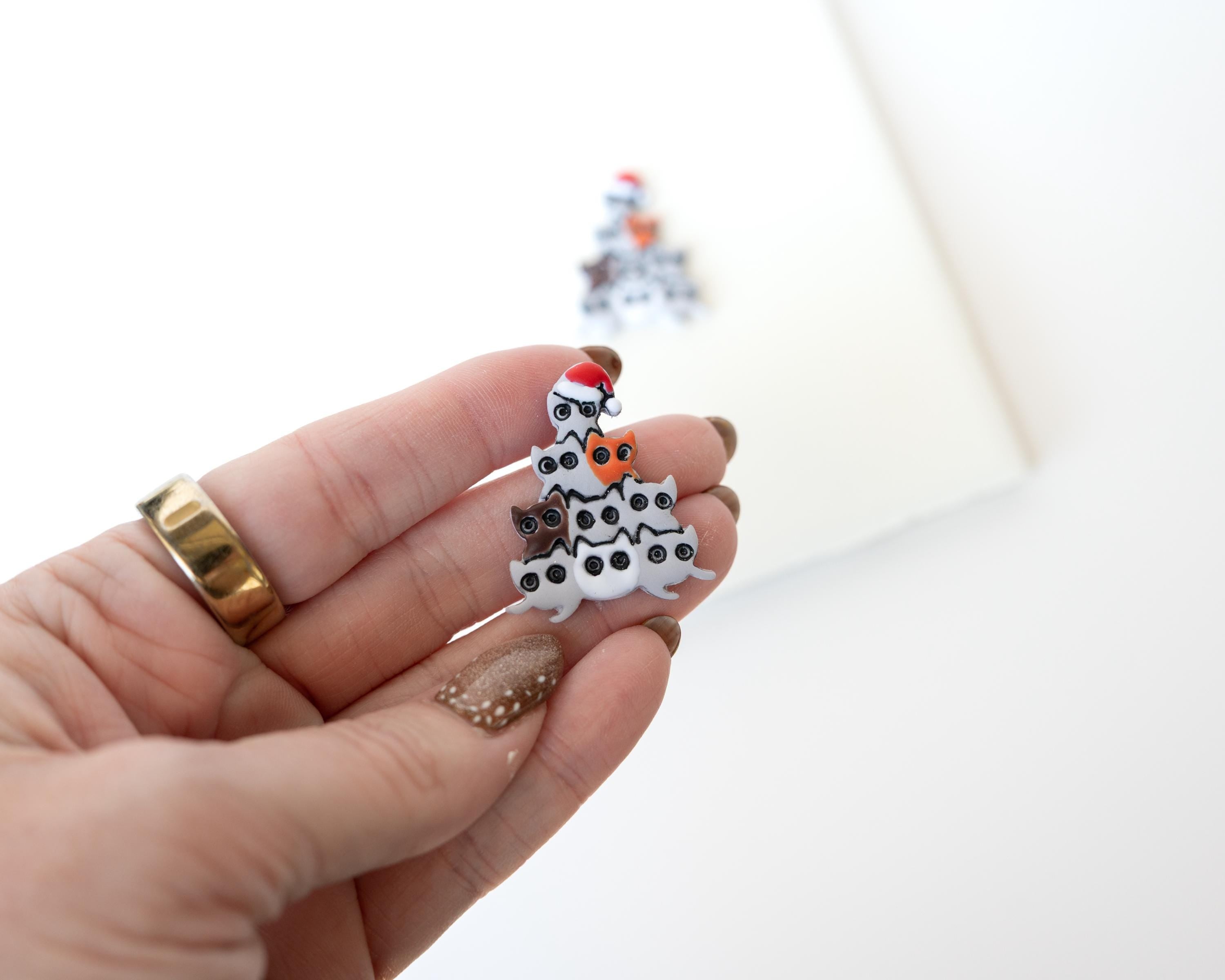 Cats Christmas Tree - Holiday Clay Cutter 2026