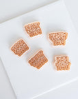 Days of the Week Clay Cutters | Teacher and School Earrings | Fri-Yay