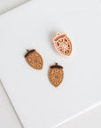 Embossed Acorn | Fall Halloween Embossed Clay Cutter