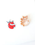 Spicy Holiday Kitten Holding Ornament - Christmas Clay Cutter 2026