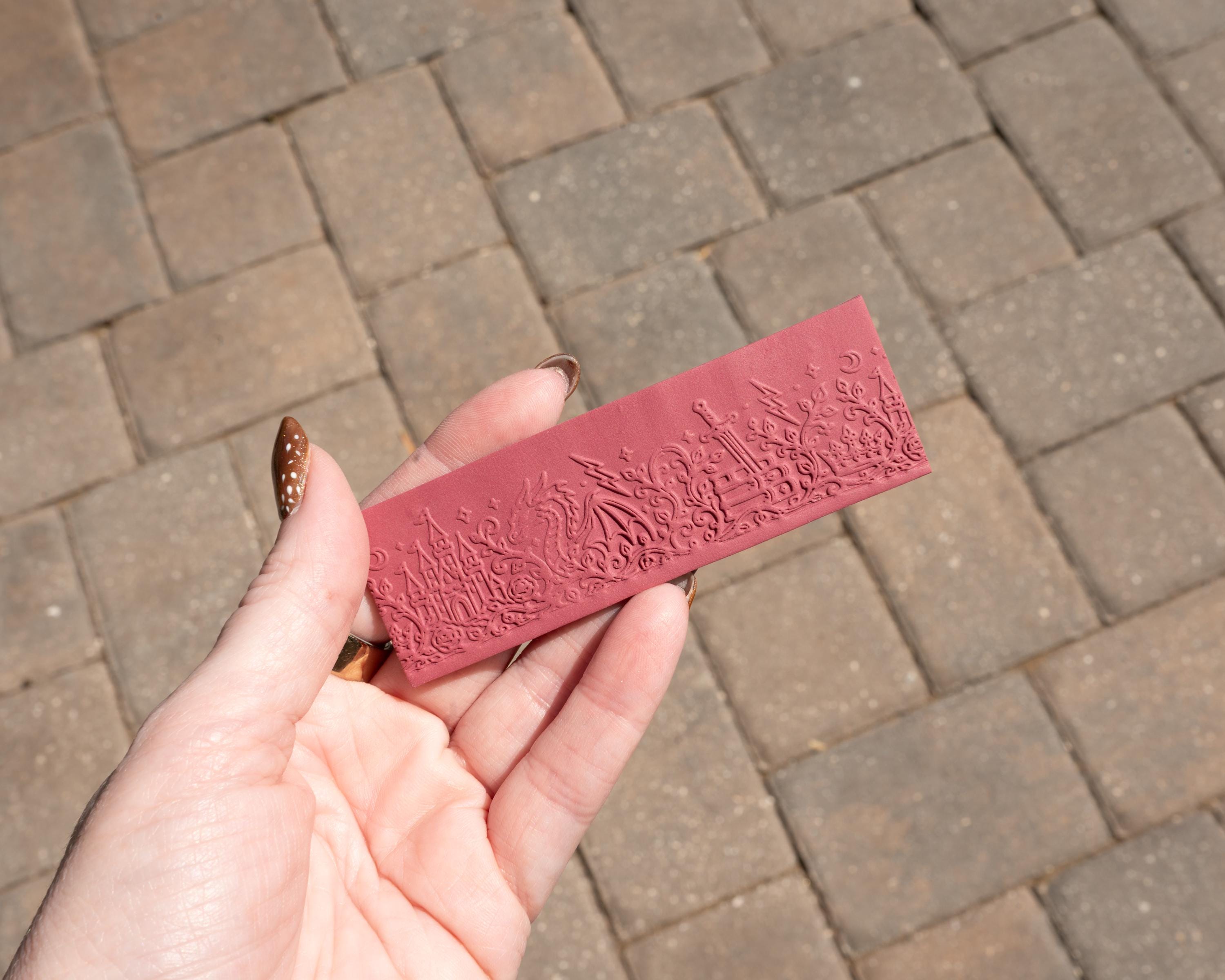 Book Themed Border Rollers - Country Romance, Romantasy and Hockey Romance - Resin Texture Roller