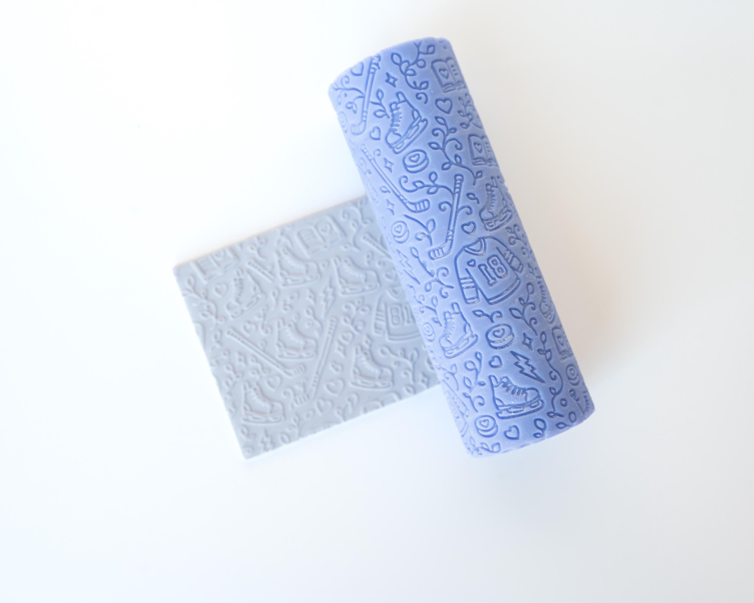 Book Themed Rollers - Country Romance and Hockey Romance - Resin Texture Roller