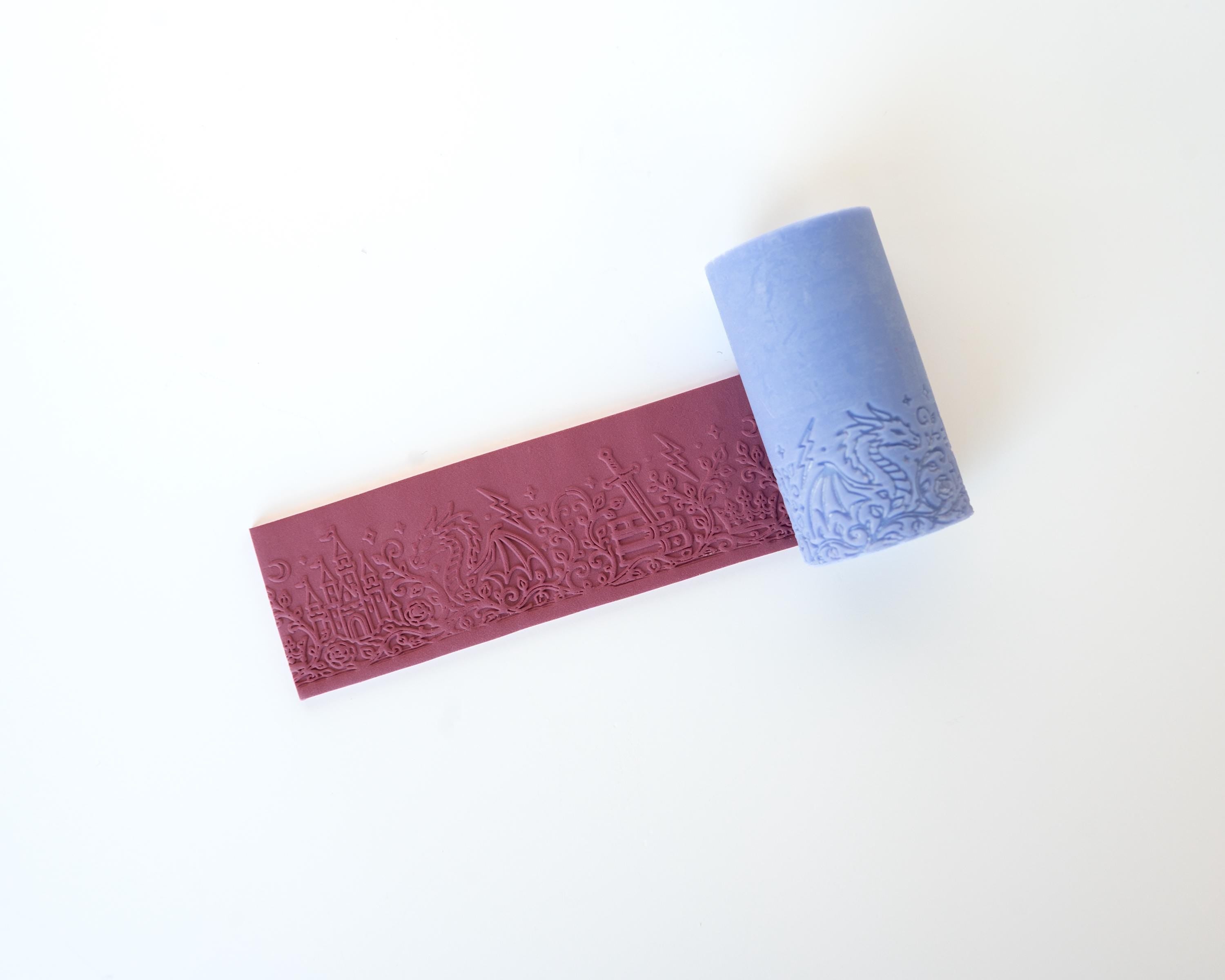 Book Themed Border Rollers - Country Romance, Romantasy and Hockey Romance - Resin Texture Roller