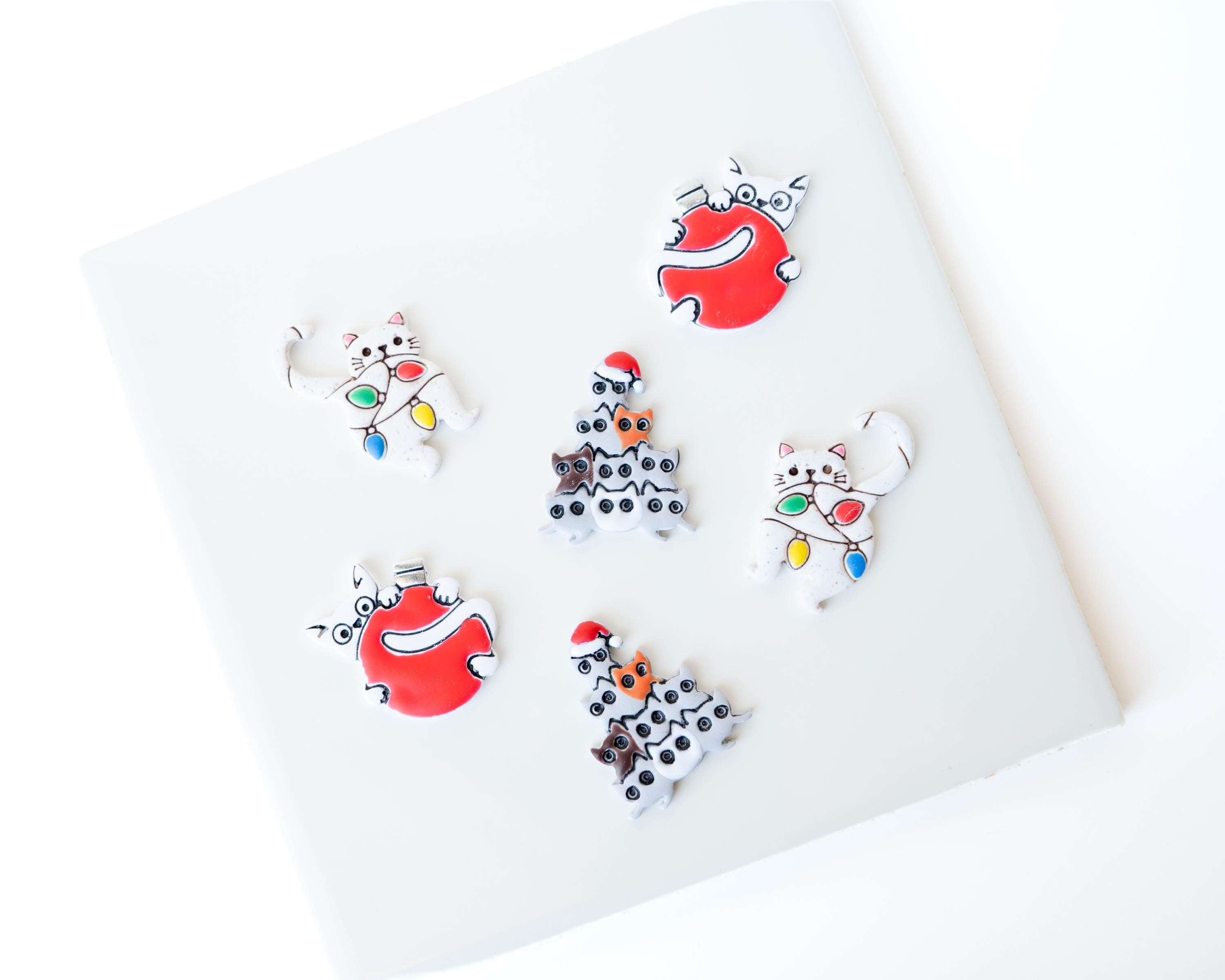 Naughty Christmas Cat - Holiday Clay Cutter 2026