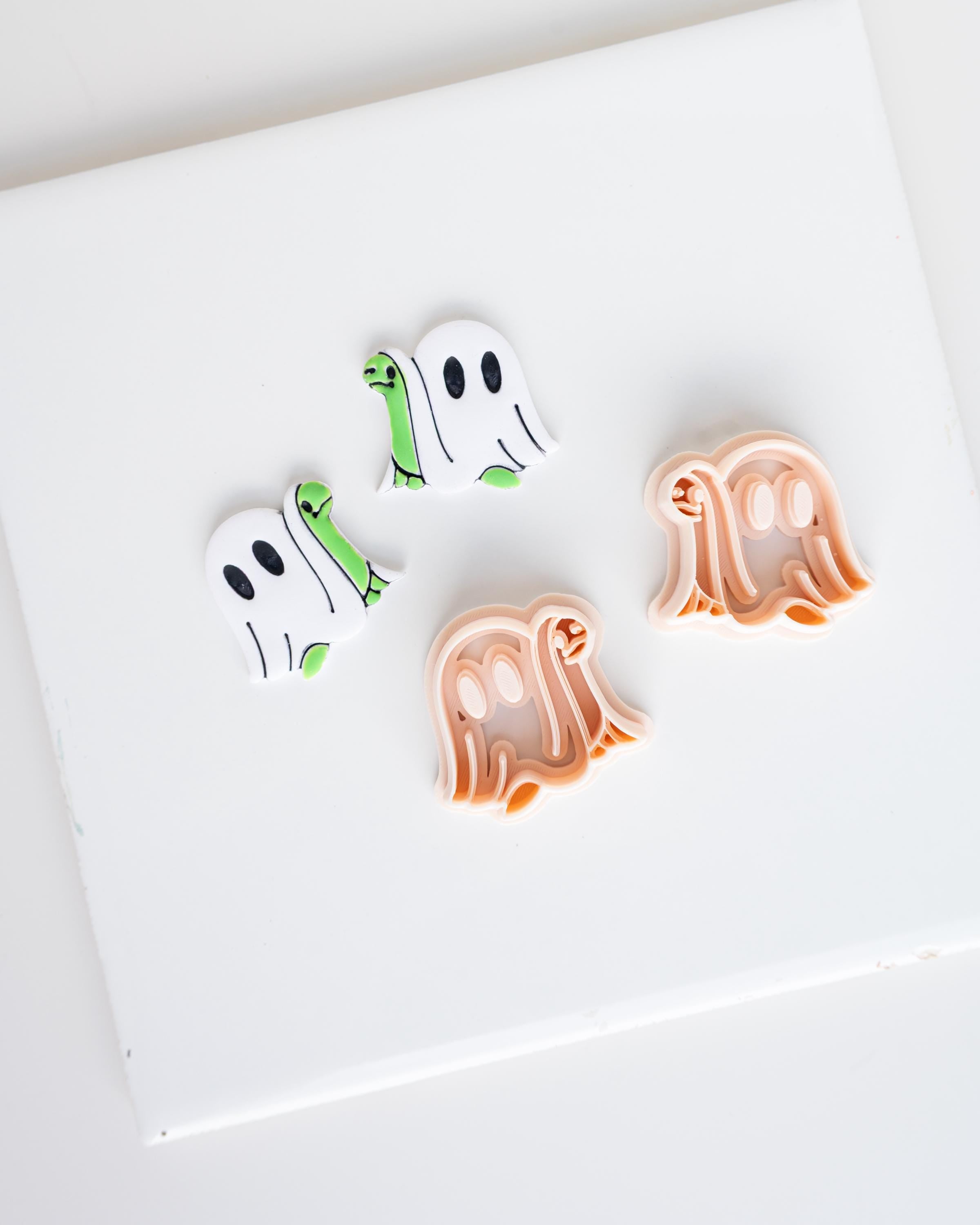 Halloween Character Collection | Cherry Ghosts, Cat Ghost, Bookish and Turtle