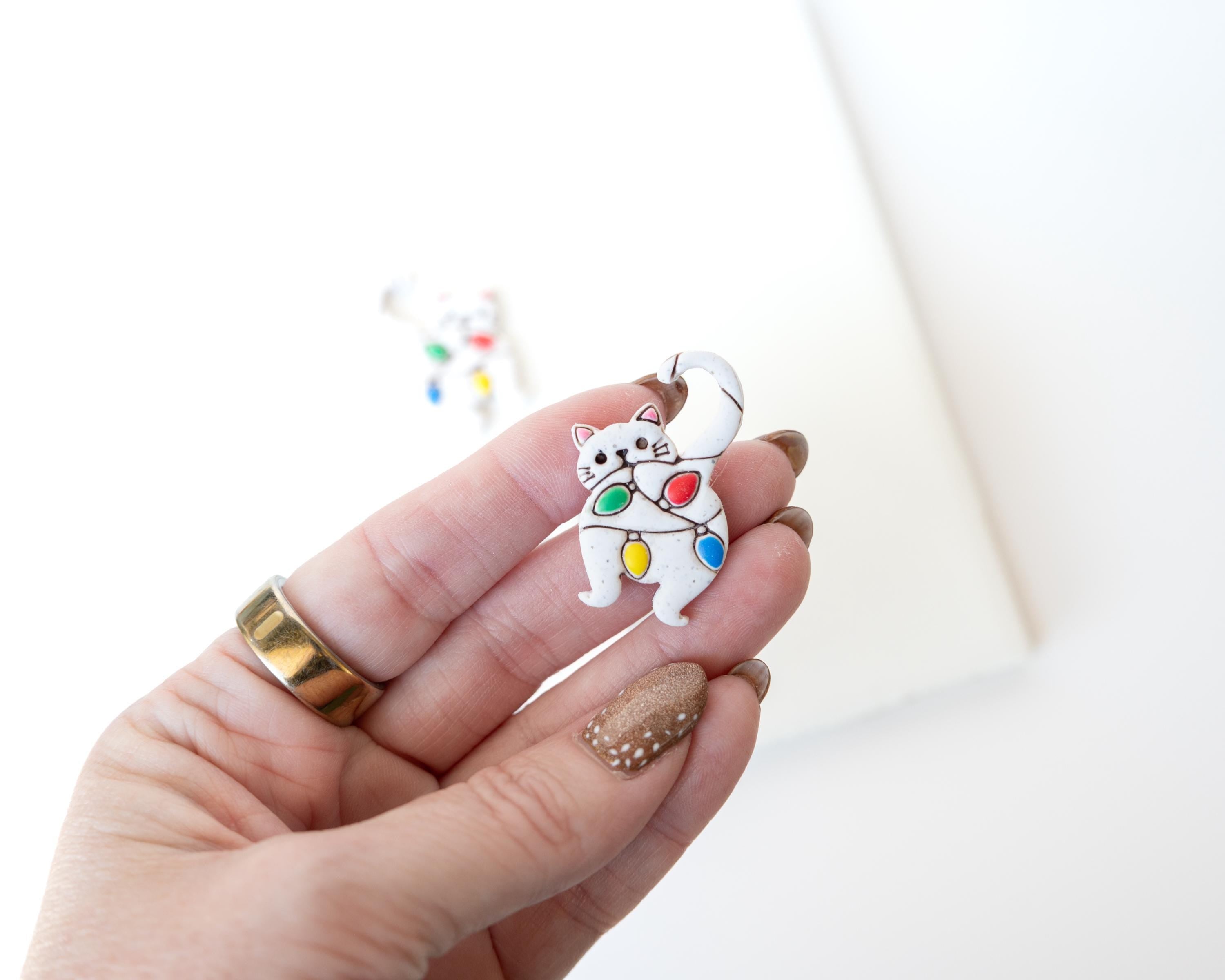 Naughty Christmas Cat - Holiday Clay Cutter 2026