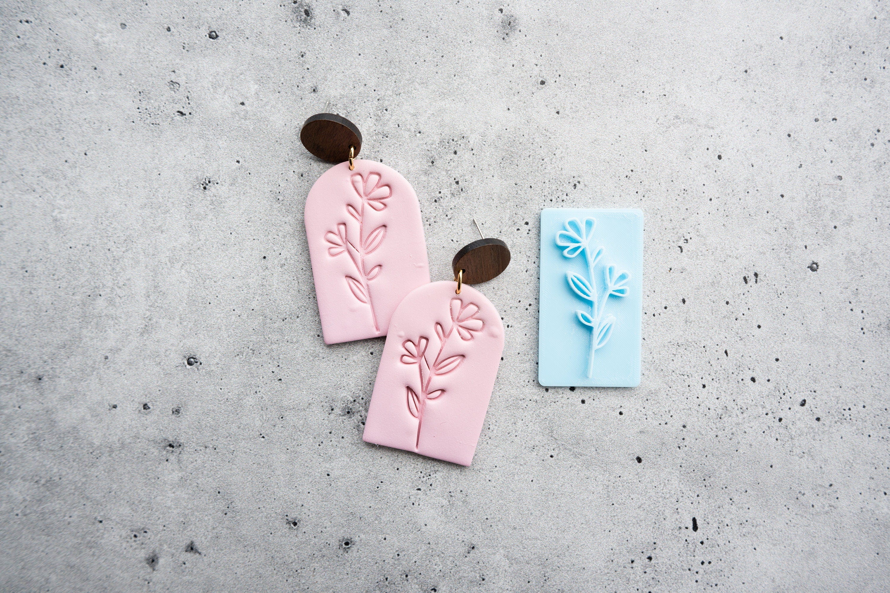 Floral Stamps 1 - Set of 4 Stamps