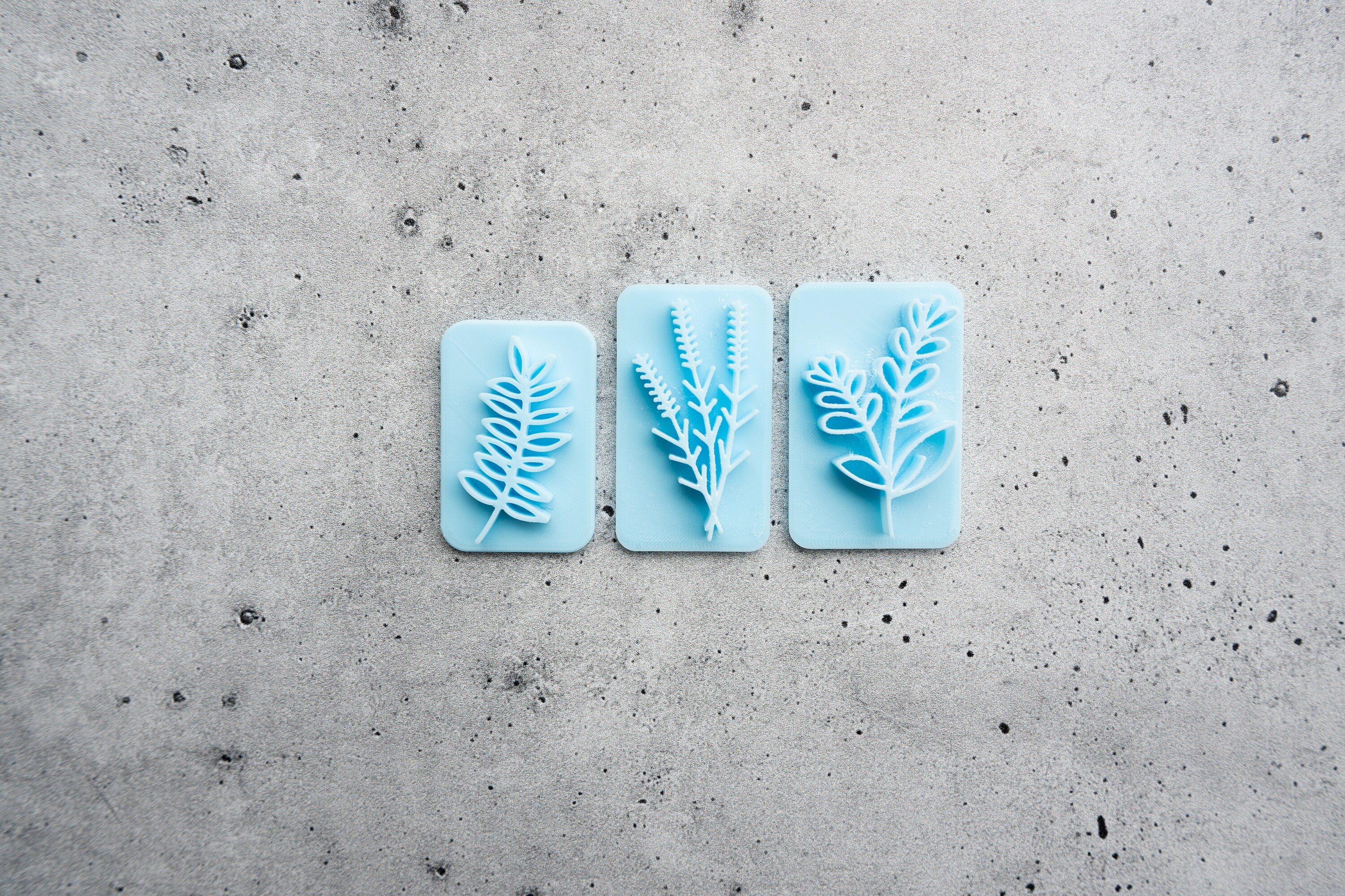 Foliage Stamp Set - Set of 3