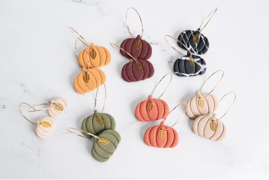 Pumpkin Clay Cutter: Halloween Collection, Polymer Clay Tool (20mm-40mm)