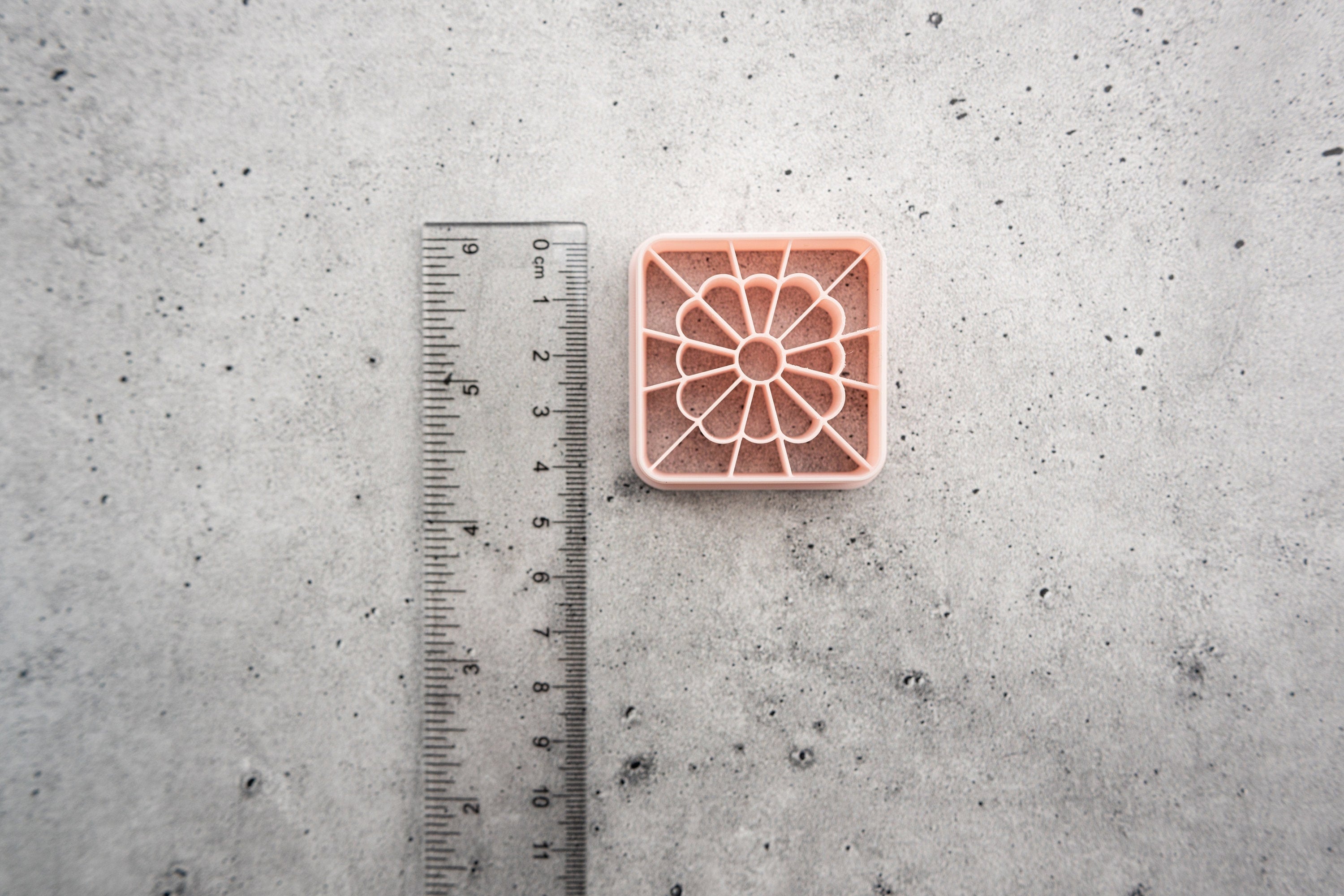 Flower Tile - Square Clay Cutter