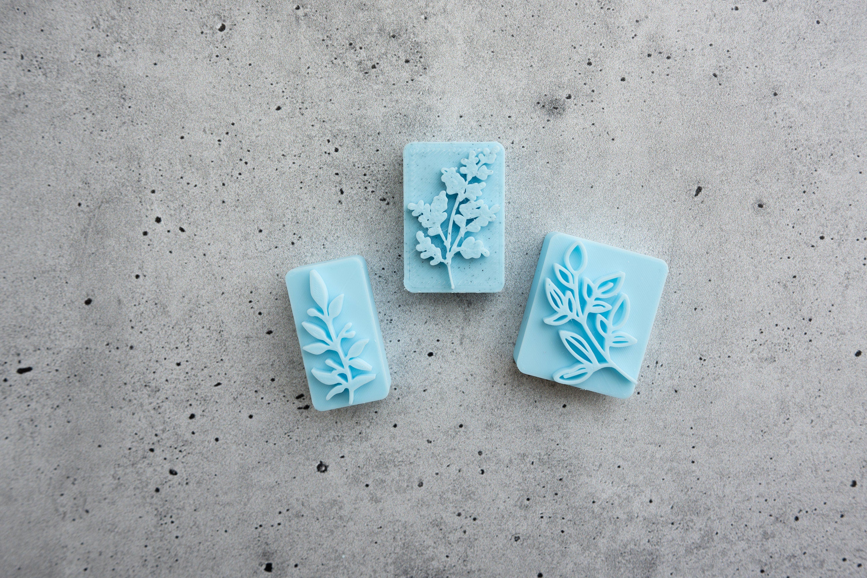 Floral Stamps 3 - Set of 3