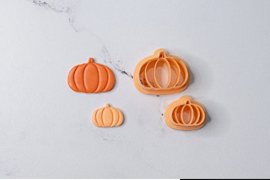 Pumpkin Clay Cutter: Halloween Collection, Polymer Clay Tool (20mm-40mm)