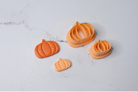 Pumpkin Clay Cutter: Halloween Collection, Polymer Clay Tool (20mm-40mm)