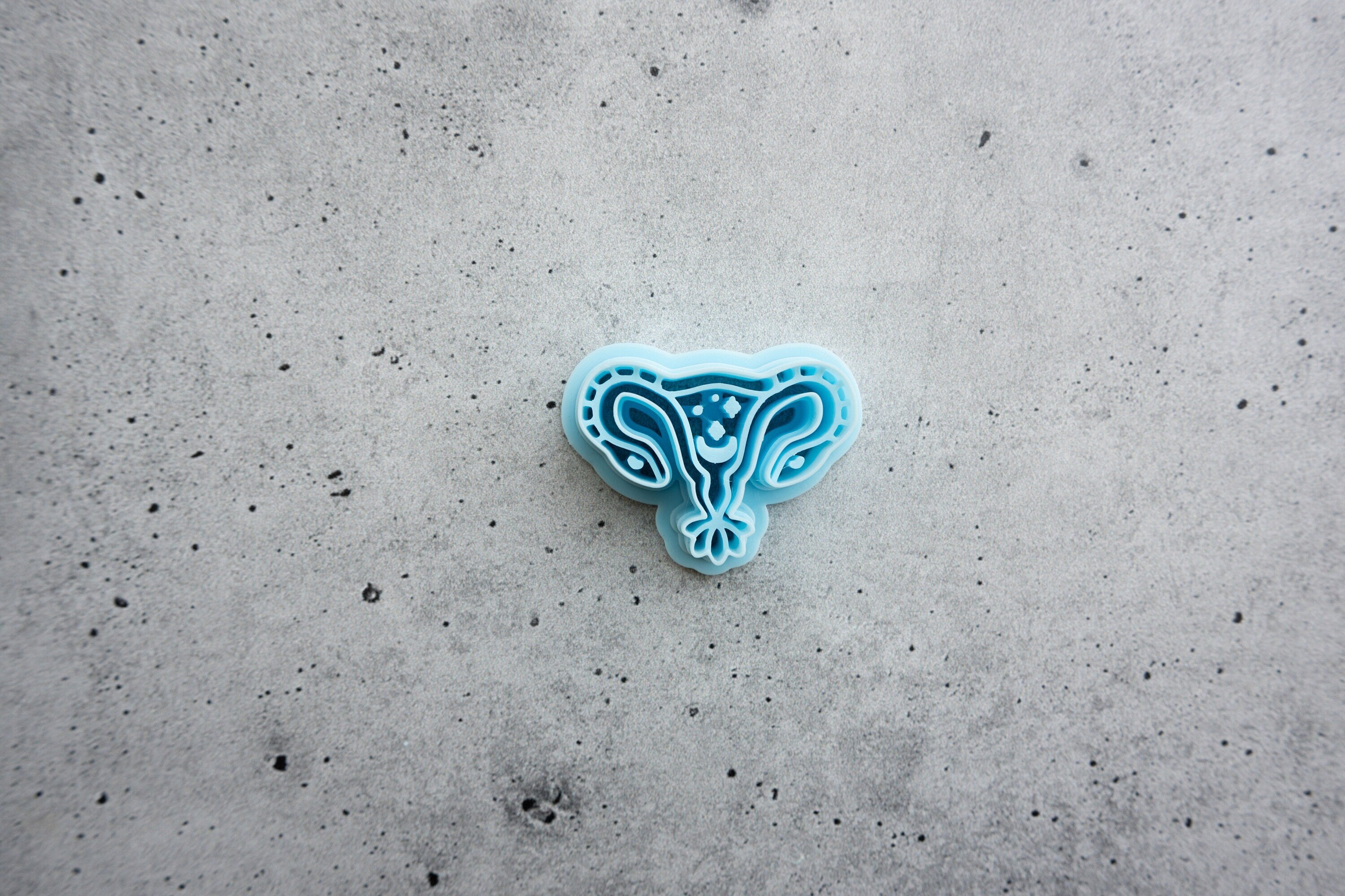 Uterus / Womb Embossed