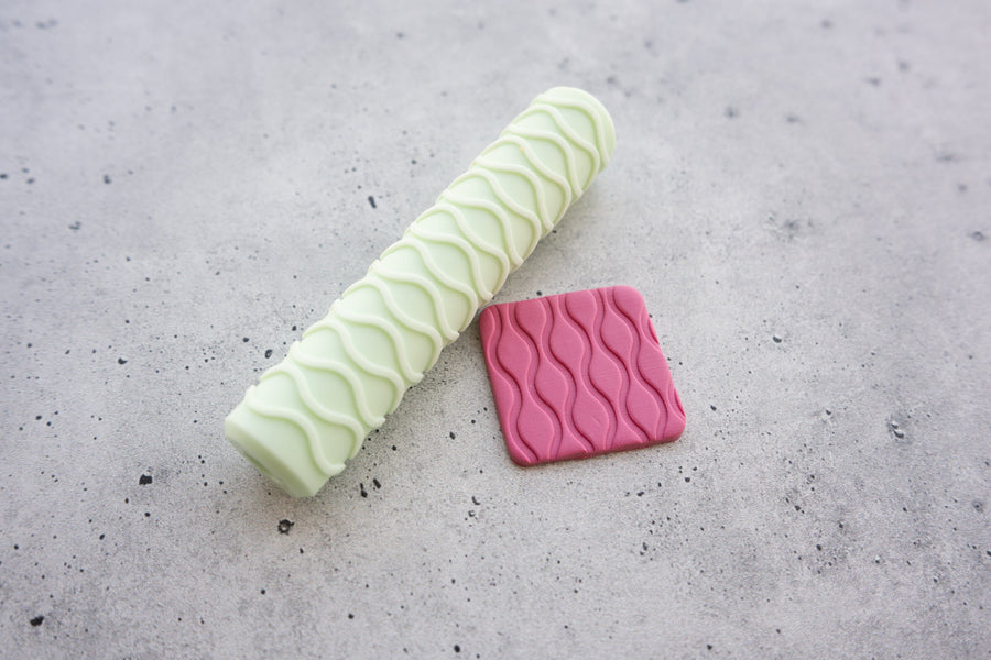 Waves -  Wavy Line Resin Texture Roller