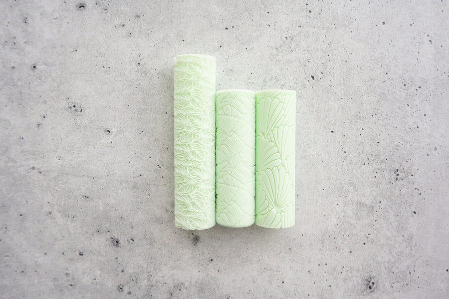 Leaves // Set of 3 Rollers - Resin Texture Rollers