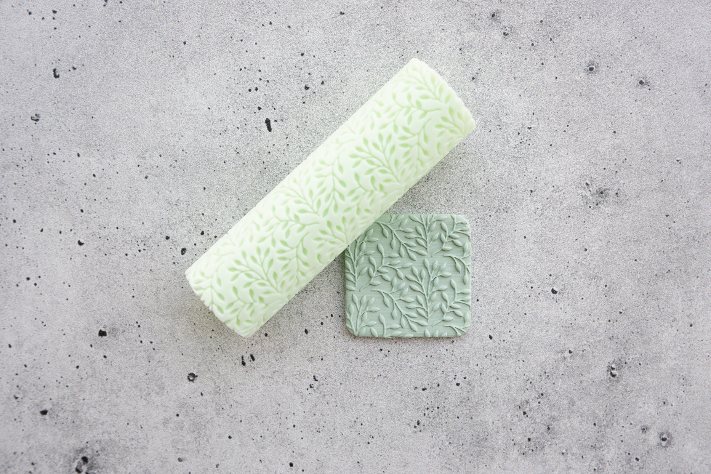 Olive Leaves -  Leaf Resin Texture Roller