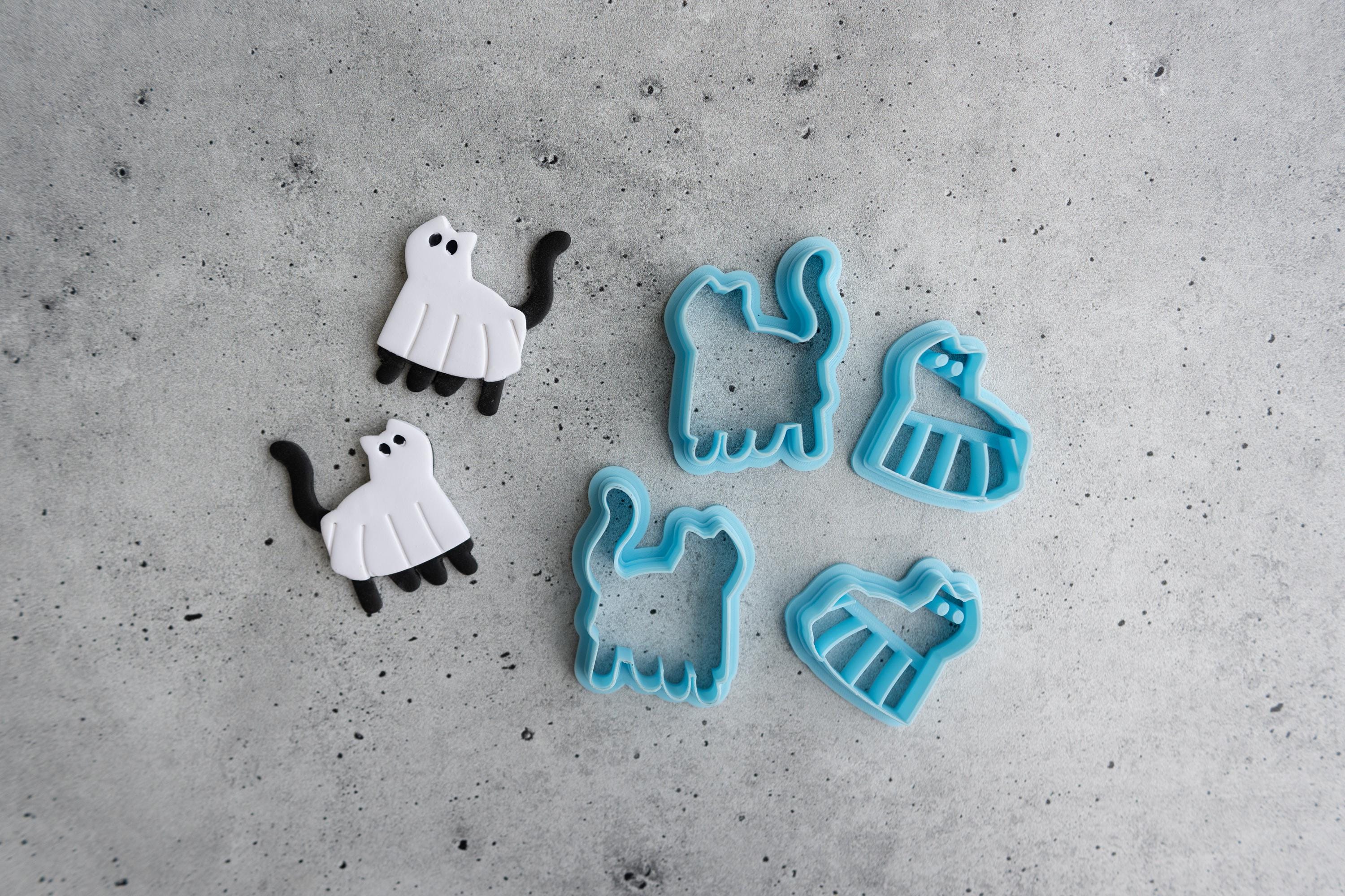 Cat Ghost - 4 Piece Set Mirrored